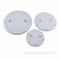 Marine Boat Screw Out Round Abs Deck Inspection Access Hatch Cover